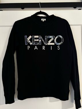 KENZO Paris Black Logo Sweatshirt